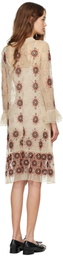 Bode Beige Solarium Midi Dress