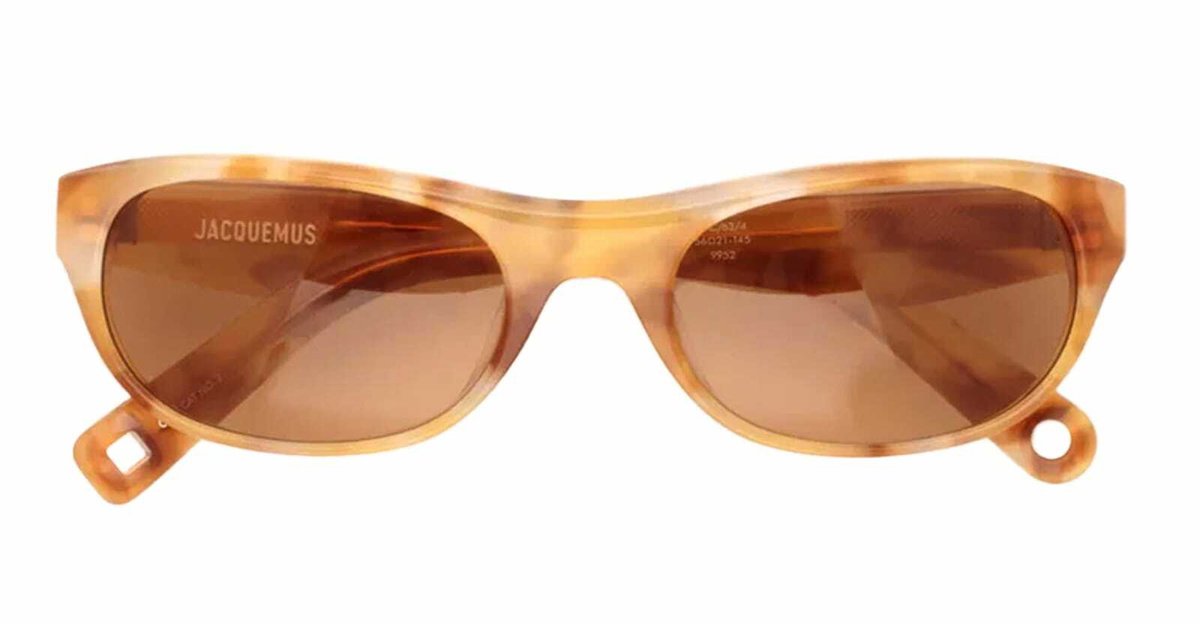 【送料&関税込】Jacquemus Ovalo - Amber / Rose Lens Sunglass Jacquemus Ovalo - Amber/Rose Lens - Muses Corfu