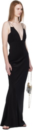 Paris Georgia Black Elemental Bernie Slip Dress