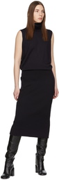 Victoria Beckham Navy Fitted Polo Dress