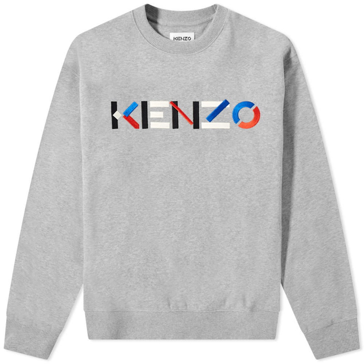 Photo: Kenzo Multicoloured Logo Crew Sweat