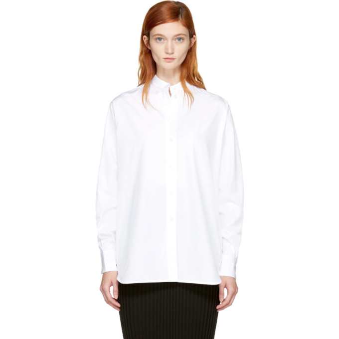 Photo: Victoria Beckham White Grandad Shirt