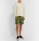 RRL - Camouflage-Print Cotton-Canvas Cargo Shorts - Green