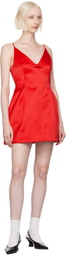 Marc Jacobs Red 'The Satin Bow' Minidress