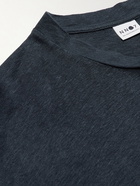 NN07 - Dylan Slub Linen T-Shirt - Blue