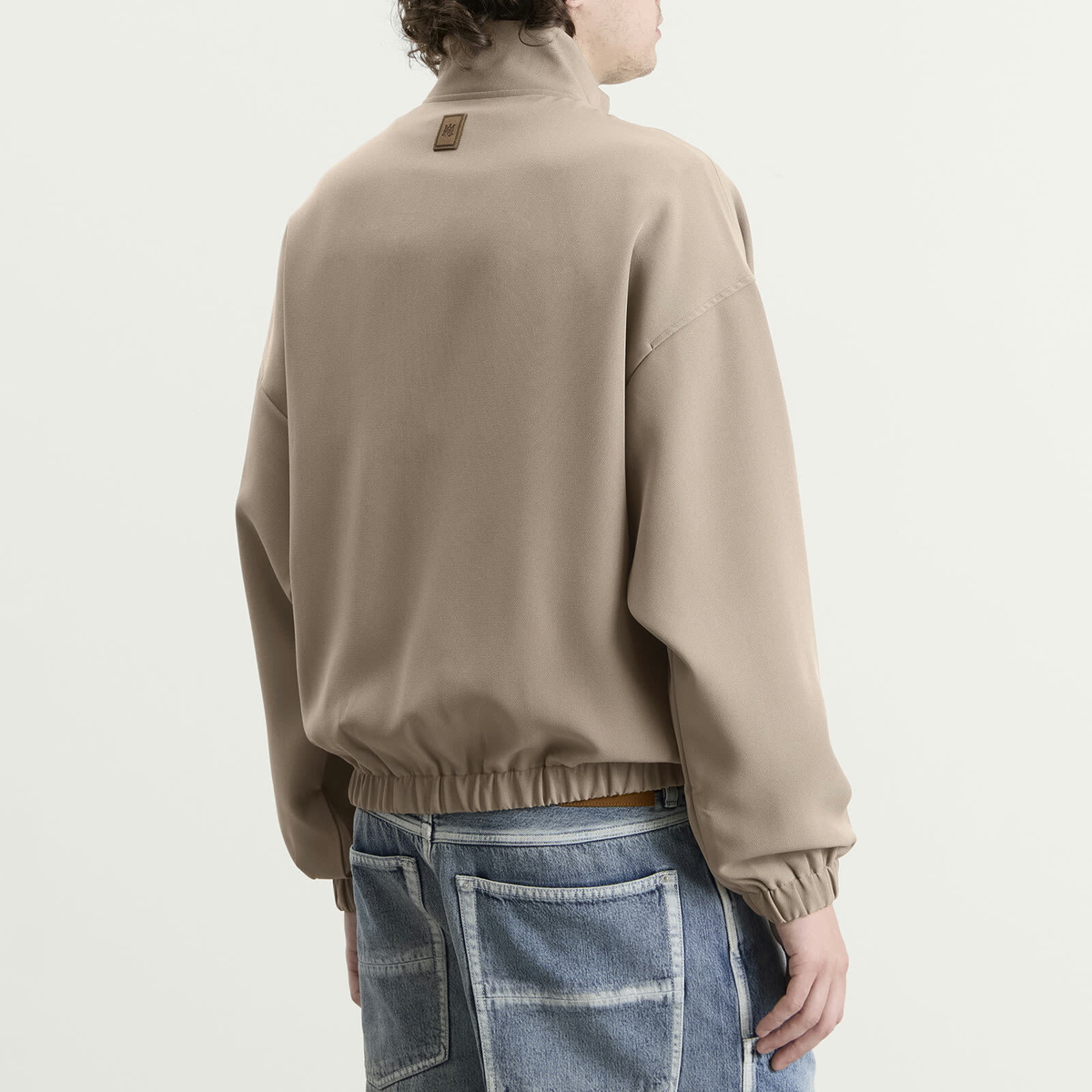 Amiri Men's Patch Cady Track Jacket in Dark Sand