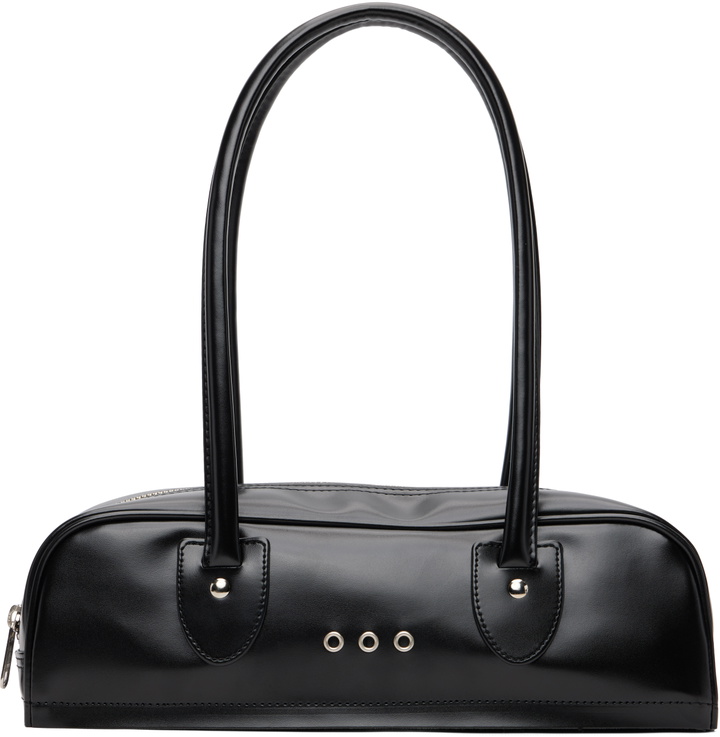 Photo: Comme des Garçons Comme des Garçons Black Synthetic Leather Shoulder Bag