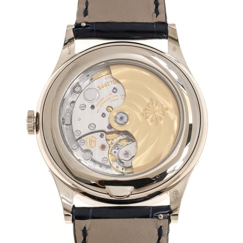 Patek Philippe Annual Calendar Automatic Baguette Blue Dial Watch 5396G-017