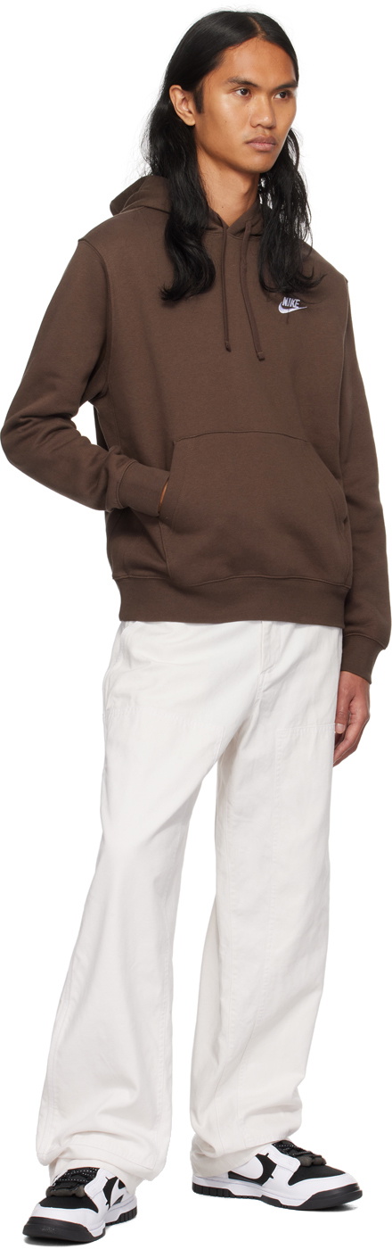 mens brown nike hoodie