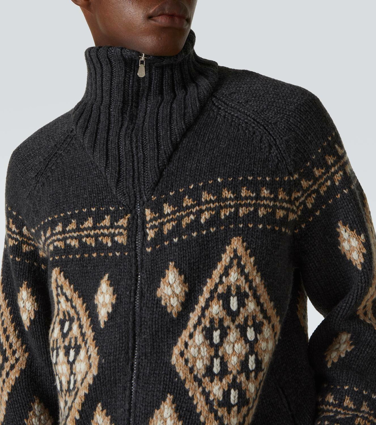 Brunello Cucinelli Fair Isle cashmere sweater Brunello Cucinelli