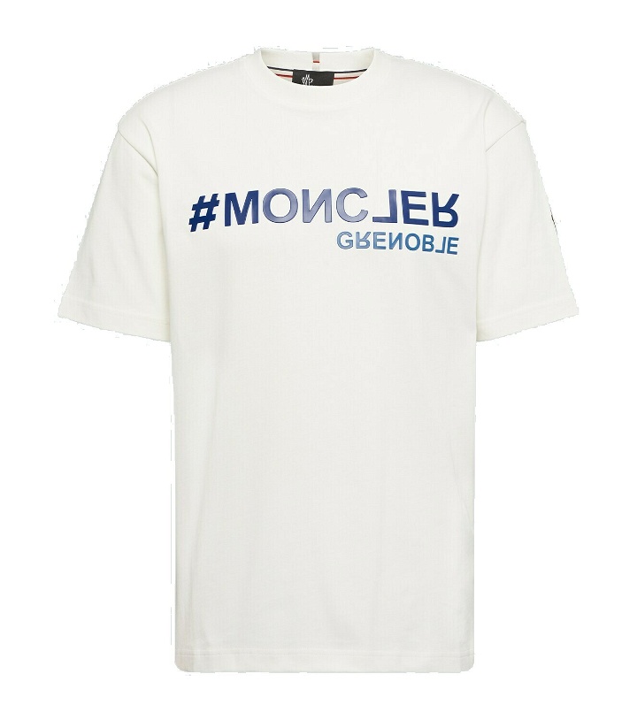 Photo: Moncler Grenoble Day-Namic logo cotton jersey T-shirt