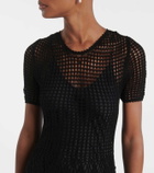 Nili Lotan Yoko crochet cotton midi dress