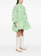 JIL SANDER - Plaid-check Pattern Mini Dress