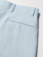 PAUL SMITH - Tapered Linen Trousers - Blue - UK/US 32