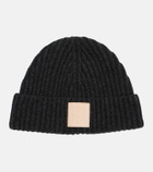 Loewe Anagram ribbed-knit cashmere beanie