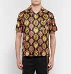 Stüssy - Shield Camp-Collar Printed Satin Shirt - Multi