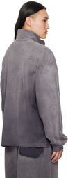 Maison MIHARA YASUHIRO Black Sun Faded Quarter Zip-Up Sweatshirt