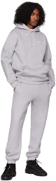 PLACES+FACES Gray Embroidered Lounge Pants