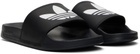 adidas Originals Black Adilette Lite Slides