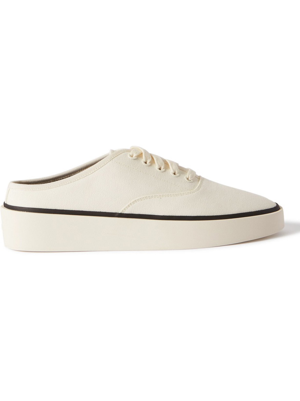Photo: FEAR OF GOD - 101 Canvas Backless Sneakers - White