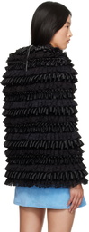 Ashley Williams Black Bow Cape