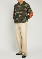 Warren Lotas Reaper Camouflage Hooded Cotton Sweatshirt Multicoloured 1