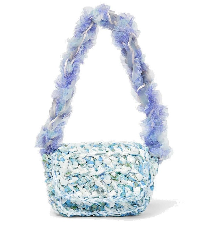 Photo: Susan Fang Mini crochet lace shoulder bag