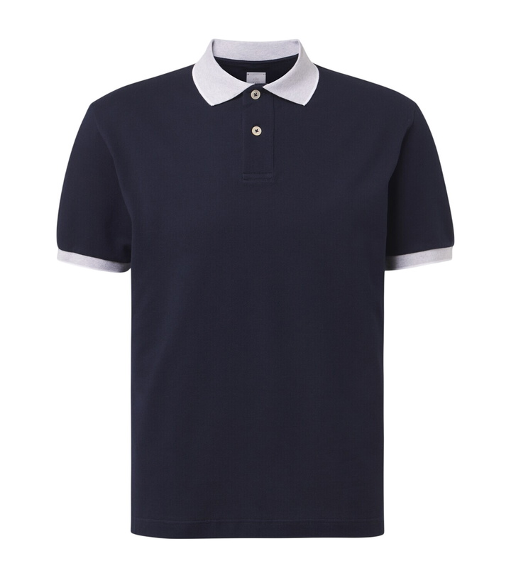 Photo: Eleventy Cotton piqué polo shirt