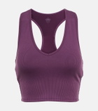 Alo Yoga Goddess ribbed-knit crop top