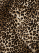 Wacko Maria - Leopard-Print Fleece Coat - Neutrals