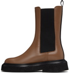 Max Mara Brown English Chelsea Boots