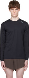 Soar Running Black Long Sleeve Tech T-shirt