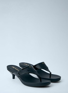 Prada Patent Leather Thong Sandals