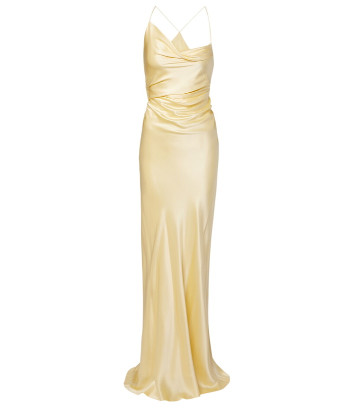 Photo: The Sei Draped silk satin gown