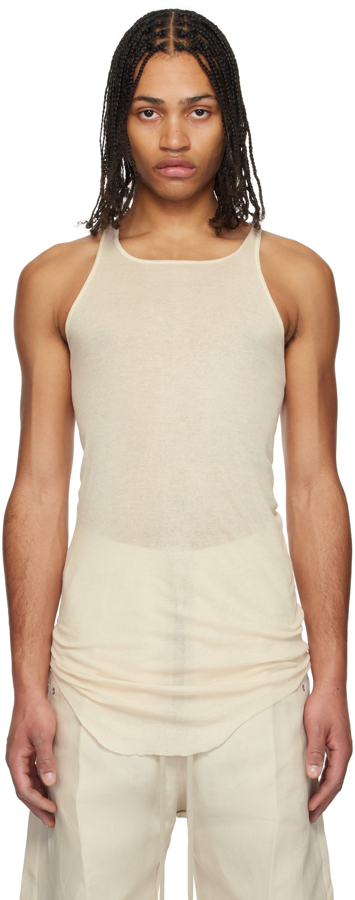 RICK OWENS EDFU BASIC RIB TANK TOP XSサイズ RICK OWENS EDFU BASIC RIB TANK TOP XSサイズ メンズ