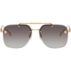 Versace Gold Aviator Sunglasses