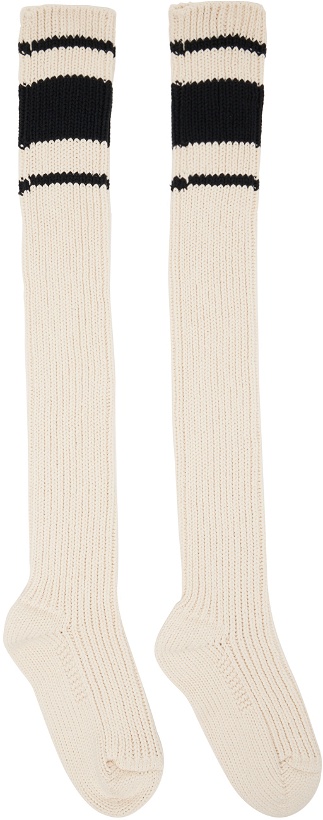 Photo: Marni Off-White Striped Socks