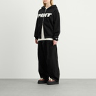 END. Pint Club Zip-Hoodie in Washed Black
