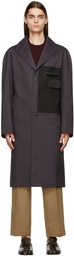 Maison Margiela Grey Memory Of Twill Trench Coat