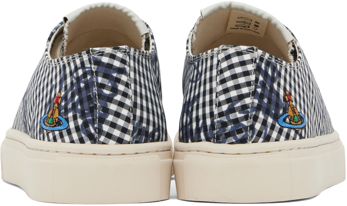 Vivienne Westwood Navy Low-Top Plimsoll Sneakers Vivienne