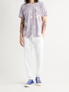 JAMES PERSE - Bleached Combed Cotton-Jersey T-Shirt - Purple