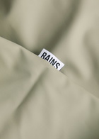 Rains W3 Fishtail Hooded Rubberised Parka Sage