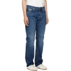 Givenchy Blue Fringed Vintage Jeans