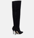 Manolo Blahnik Pascalarehi 105 suede over-the-knee boots