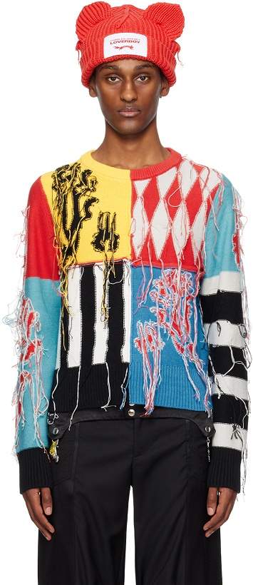 Photo: Charles Jeffrey LOVERBOY Multicolor Guddle Sweater