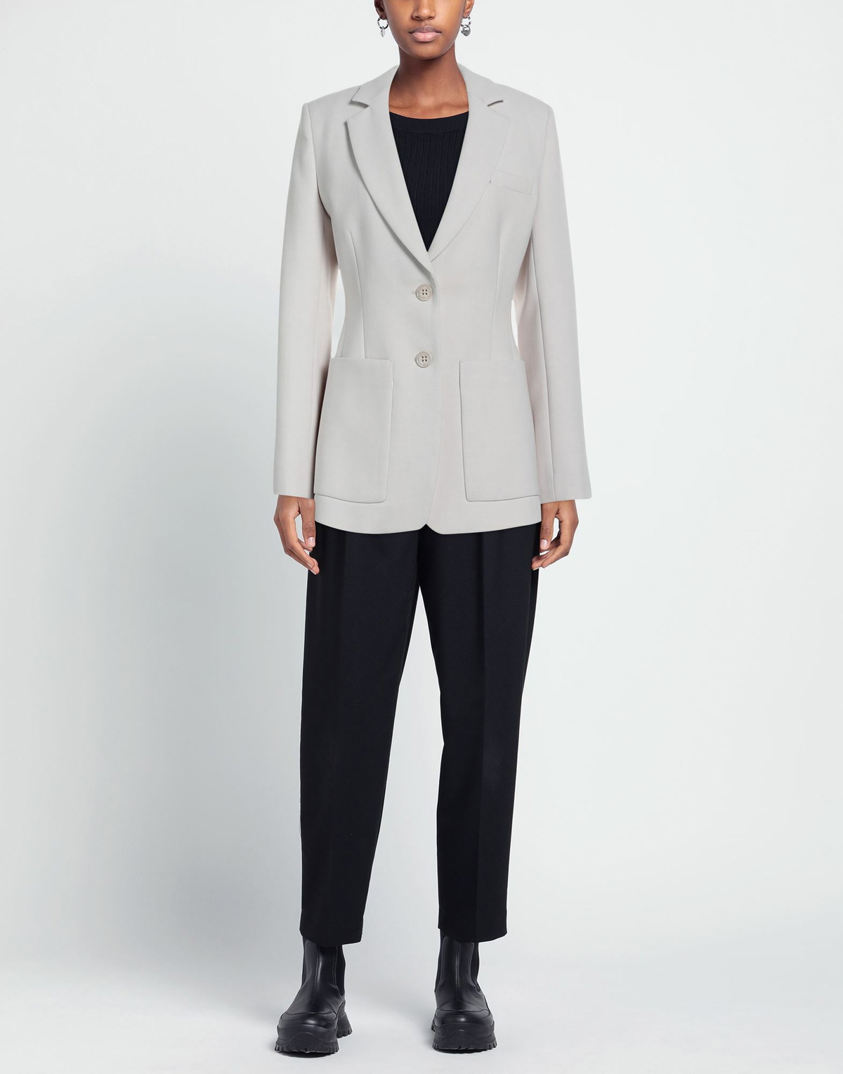 Dorothee Schumacher Womens Blazer Light in Grey