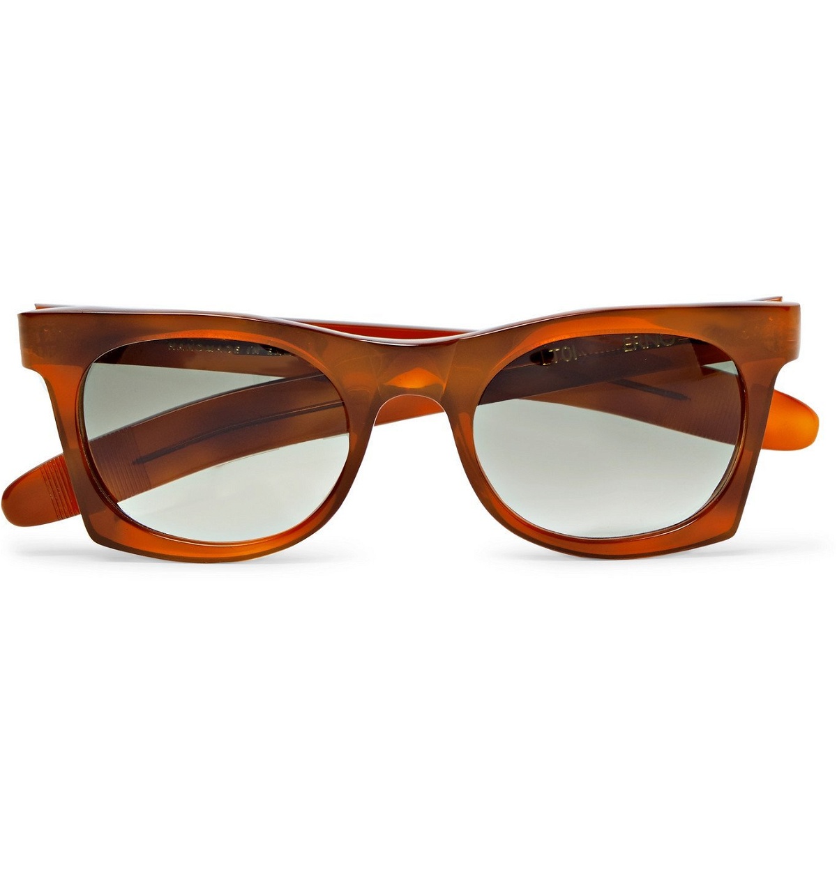 Photo: Kirk Originals - Erno Square-Frame Acetate Polarised Sunglasses - Brown
