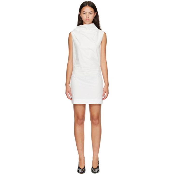Photo: KHAITE Off-White Astor Minidress