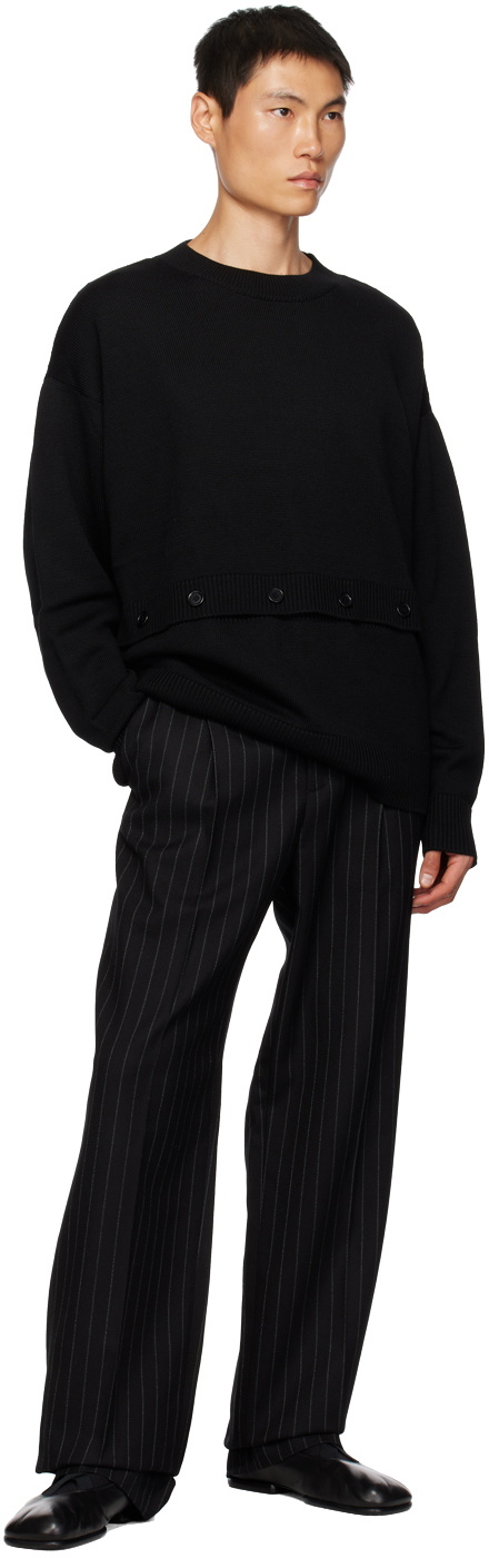 Botter Black Button Sweater