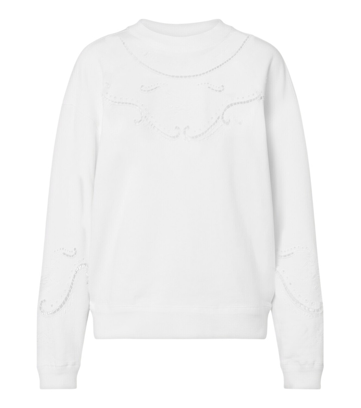 Photo: Marant Etoile Vella embroidered cotton sweatshirt